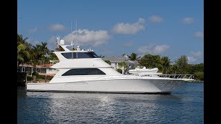 2006 Viking Yachts 74' Enclosed Bridge - Amazing Grace - For Sale With HMY