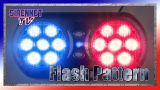 Flash Pattern: Code 3 LED Visor Flip Light