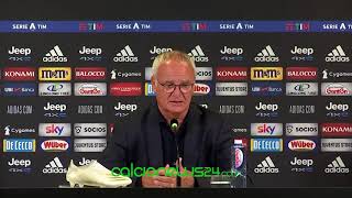 Conferenza stampa Ranieri post Juve Sampdoria: le parole del tecnico