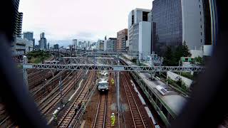 【品川駅線路切換工事(2018.06.16～17)】札の辻橋からのタイムラプス【未編集】