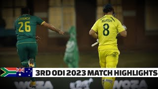 Sa vs aus 3rd odi 2023 highlights | south africa vs australia 3rd odi highlights 2023