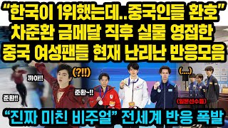 “한국이 1위했는데..중국인들이 더 환호”차준환 금메달 직후 실물 영접한 중국 여성팬들 현재 난리난 이유..중계방송 보며 전세계가 한국 응원한 특이한 현상