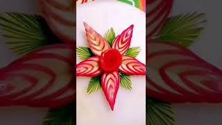 How to cut apple nicely apple challenge | Fruit art | Simply Table decoration Chef Ruki #shorts
