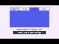 How to create Full Pages Tabs using HTML, CSS and JavaScript by CodeCrafters