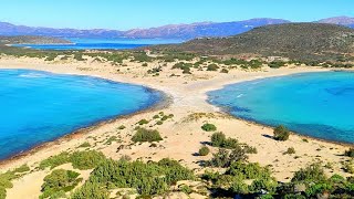 Walking in Elafonisos Beach Greece. Van Life Travel Vlog Walk Experience🎥👀😊 2021