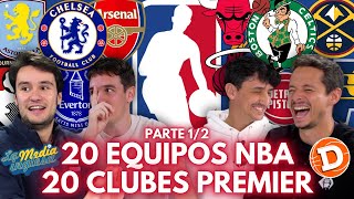 QUÉ FRANQUICIA DE NBA ES CADA CLUB DE LA PREMIER LEAGUE, PARTE 1 | CON DRAFTEADOS