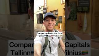 Comparing Baltic Capital Cities #shorts