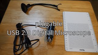 Checking out the plugable USB 2.0 Digital Microscope
