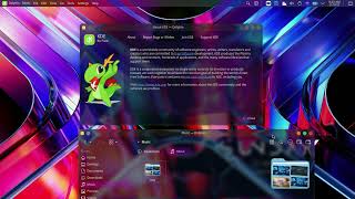 Glass effect kde plasma 6