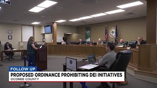 Oconee Co. ordinance prohibiting DEI initiatives passes second reading