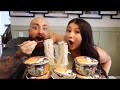 HUGE PHO MUKBANG | Karlee & Josh