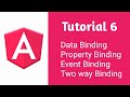 Interpolation | Data Binding | Property and Event Binding | Two-way binding |Angular 8 tutorials