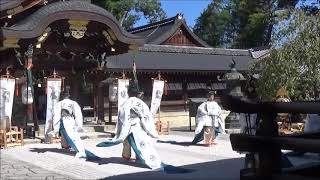 「10月の京都見てある記」 ⑦ 今宮神社例祭・東遊の奉納（10月9日）