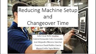 Reducing Machine Setup and Changeover Time