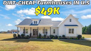DIRT-CHEAP OHIO FARMHOUSES 💰 | Hidden Real Estate Gems with Acreage You Can Afford!