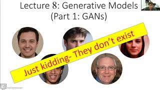 DL4CV@WIS (Spring 2021) Lecture 8: Generative Models