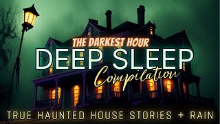 Deep Sleep Compilations | true horror stories with black screen & rain for sleep 💤 #sleepsounds