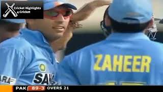 India vs Pakistan 4th ODI Match Samsung Cup 2004 Lahore - Cricket Highlights