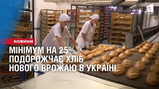 Мінімум на 25% подорожчає хліб нового врожаю в Україні