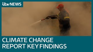 What was in the world's largest climate change report and why is 1.5°C warming the limit? | ITV News