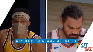 Thunder Highlight: Russell Westbrook & Steven Adams Exchange Words | 2020 NBA Playoffs - 8.24.20