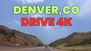 4K Driving Tour | 285 Highway, Denver Colorado | American Travel Vloggers