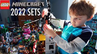 3 New Sets Added to LEGO Minecraft World for 2022