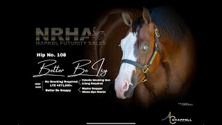 Better Be Icy - Hip no. 108 NRHA Futurity Sale