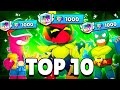 Top 10 Easiest MAX TIERS In Brawl Stars (After Update)