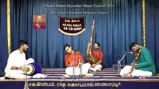 Vidwan Abhirama Bode for Smt.Sankari Sitaraman Memorial Concert at Naada Inbam.