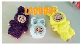 Crochet Labubu doll