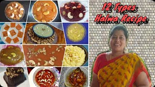 12 types of halwa //12channel collaboration//12 வகை அல்வா ரெசிபி @umashome