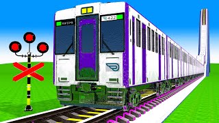 【踏切アニメ】あぶない電車【カンカン】電車 TRAIN THOMAS 🚦 Fumikiri 3D Train Railroad Crossing Animation #2025