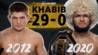Khabib Nurmagomedov's Path to 29-0! From Tennessee to UFC 254!