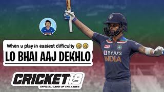 Virat Kohli Slams Six Sixes In An Over - Playing Cricket 19 On The Easiest Difficulty - RahulRKGamer