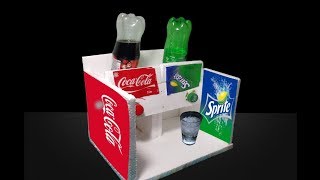 How to Make Coca Cola Soda Fountain Machine with 2 Different Drinks at Home