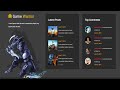 Gaming website html css javascript | gaming website html css | Download free source code