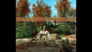 NEW WORLD- THE ALMIGHTY ATLAS BUILD (TRSNA WARHAMMER/SWORD AND SHIELD TANK PVP BUILD)