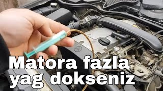 Motora fazla yağ dökerseniz ne olacağından bahsedeceğiz