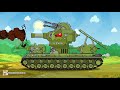 retreat. cartoons about tanks