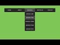 Navigation bar with dropdown menu animation