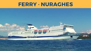 Classic Ferry Video 2007 - Departure of ferry NURAGHES, Olbia (Tirrenia)