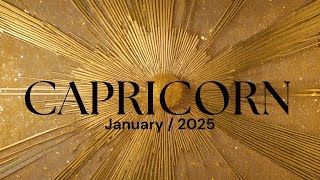 CAPRICORN ~BIG SHIFT! EVERYTHING You Want Is Right In Front Of You Capricorn -JANUARY 2025 TAROT