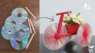 Bicicleta de CD, Recicla y Regala 💝