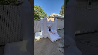 Toddler bounce house unboxing #toddlermom #momlife #toddlerbirthday #birthdayparty #bouncehouse #mom