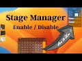 How to Enable & Disable Stage Manager on Mac - How to Use