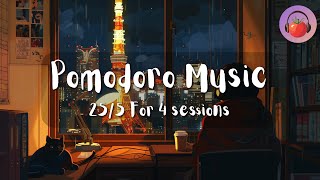 2-HOUR STUDY WITH ME | Pomodoro 25-5 🎧 Lofi Music