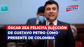 🔴🔵Óscar Zea felicita elección de Gustavo Petro como presente de Colombia