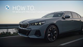 How To Precondition and Manage Charging | BMW How-To