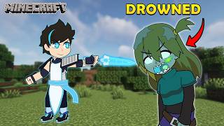 AGNES BERUBAH MENJADI DROWNED! - Animasi Minecraft